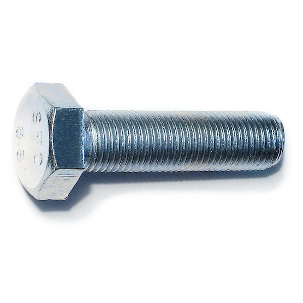 Midwest Fastener Class 8.8, M12-1.25 Hex Head Cap Screw, Zinc Plated Steel, 45 mm L, 25 PK 51361 - main